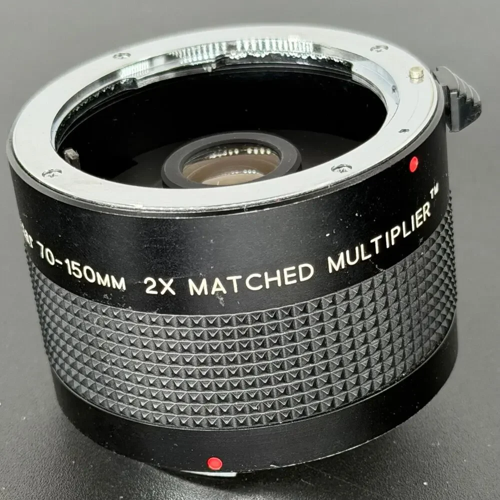 Vivitar MC 2X Teleconverter Lens Pentax K P/K Mount Matched Multiplier Doubler